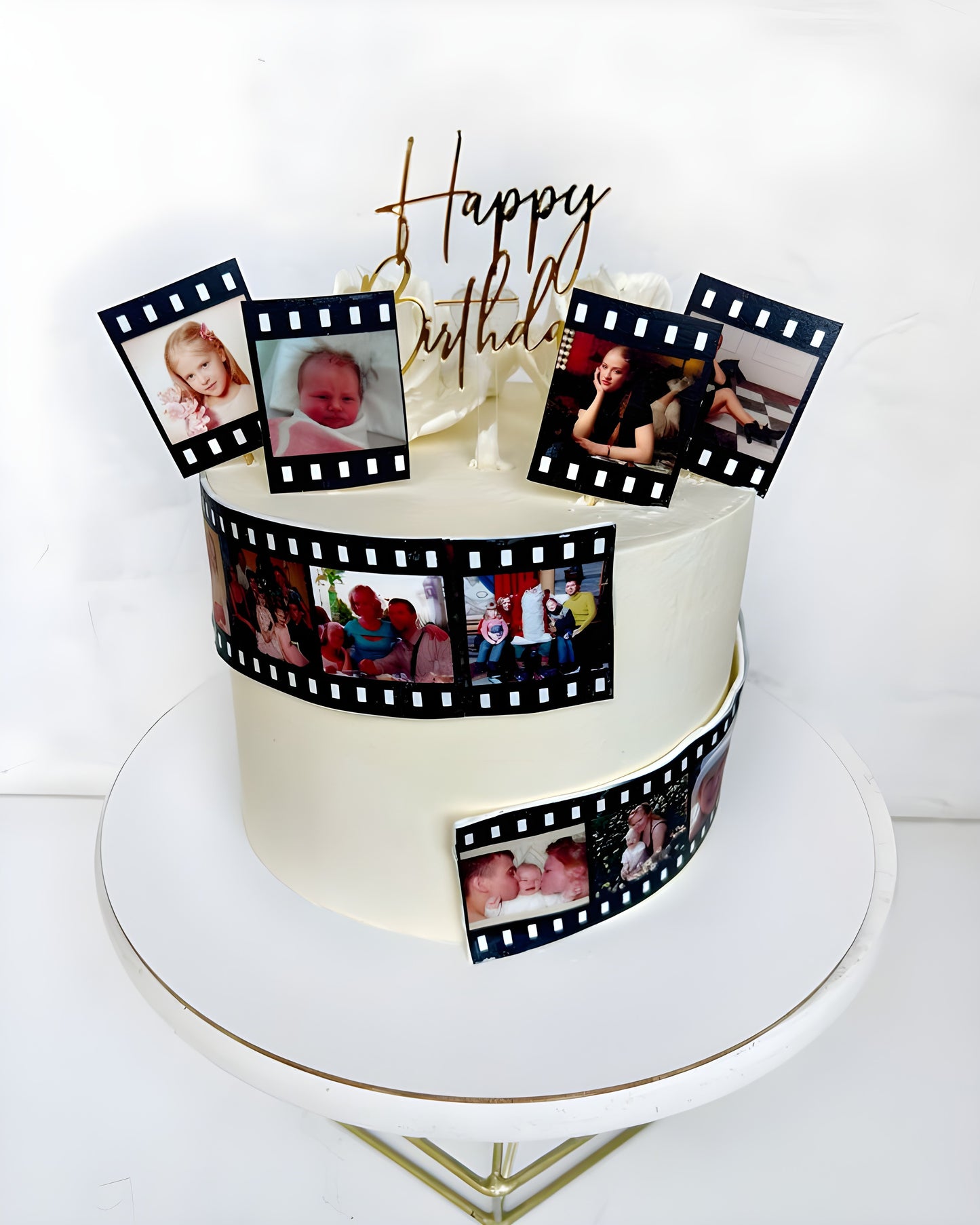 Happy Birthday photo cake