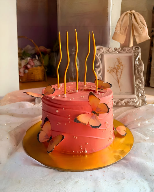 Pearl & Butterfly Cake