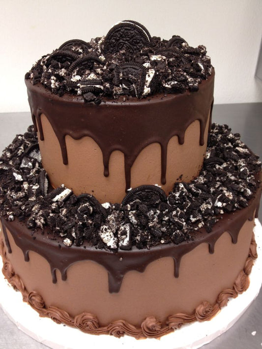 Chocolate Oreo (2 tier case)