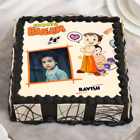 Chota bheem photo cake