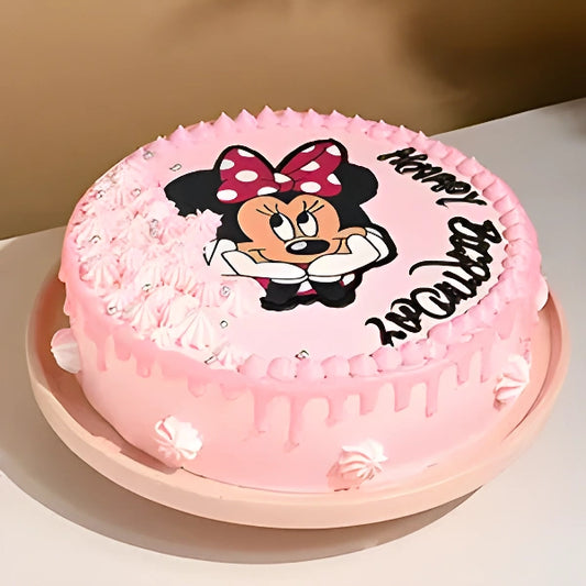 Classic Minnie Mouse Birthday Cake