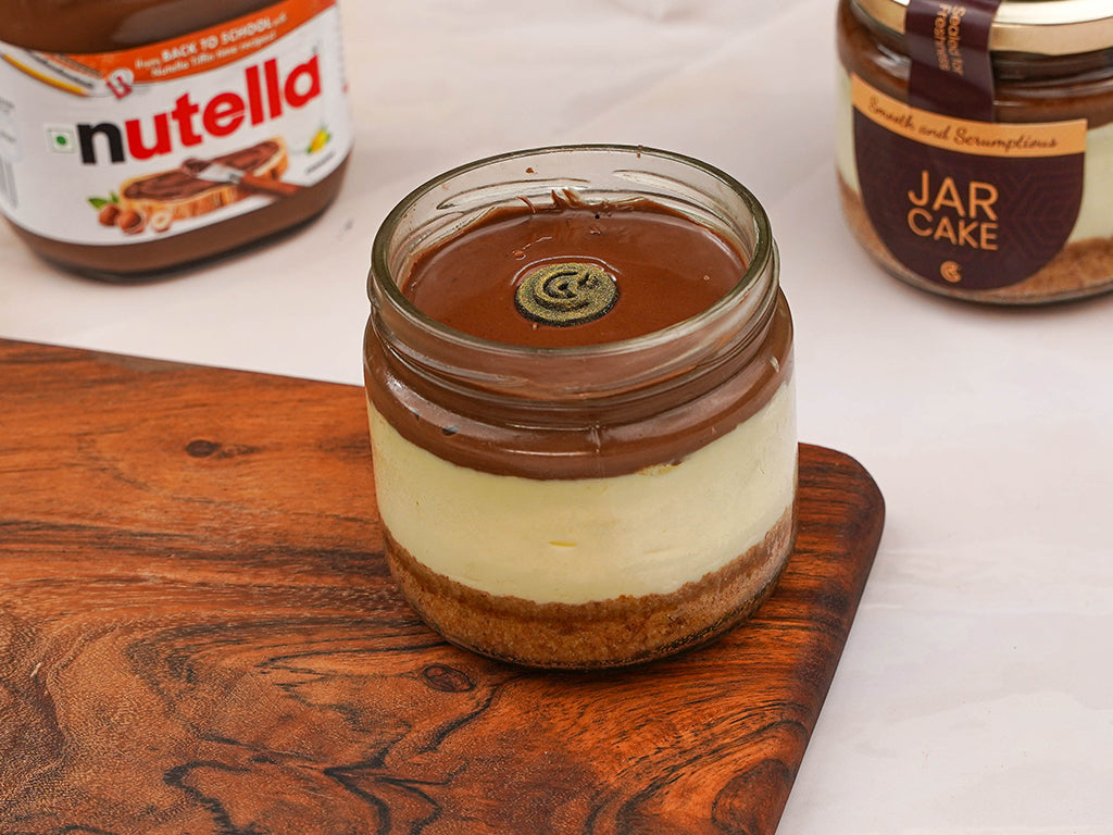 Chocolate Nutella Cheesecake Jar