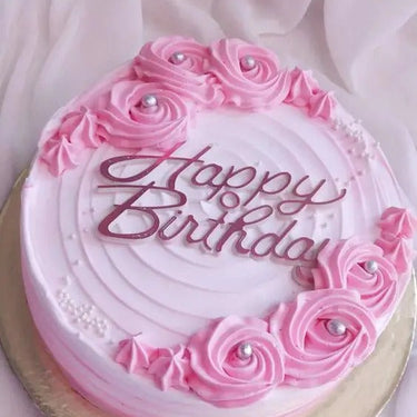 Pink Delight girl b;day cake