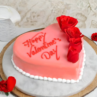 Heartfelt Valentine cake