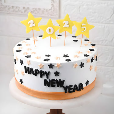 New year star cake