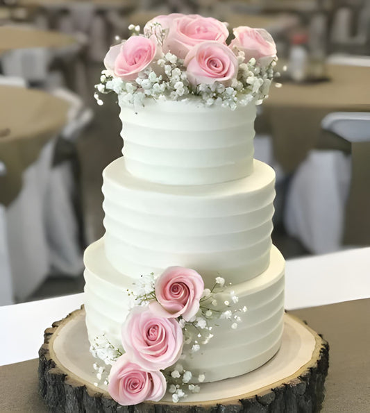 Flora anniversary cake