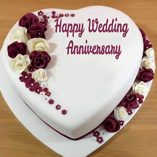 Wedding anniversary cake