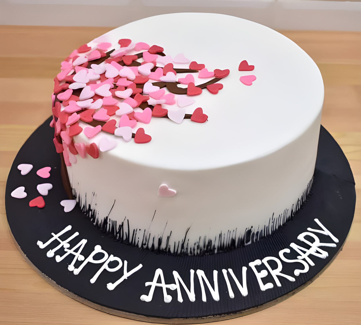 Designer little heart cake