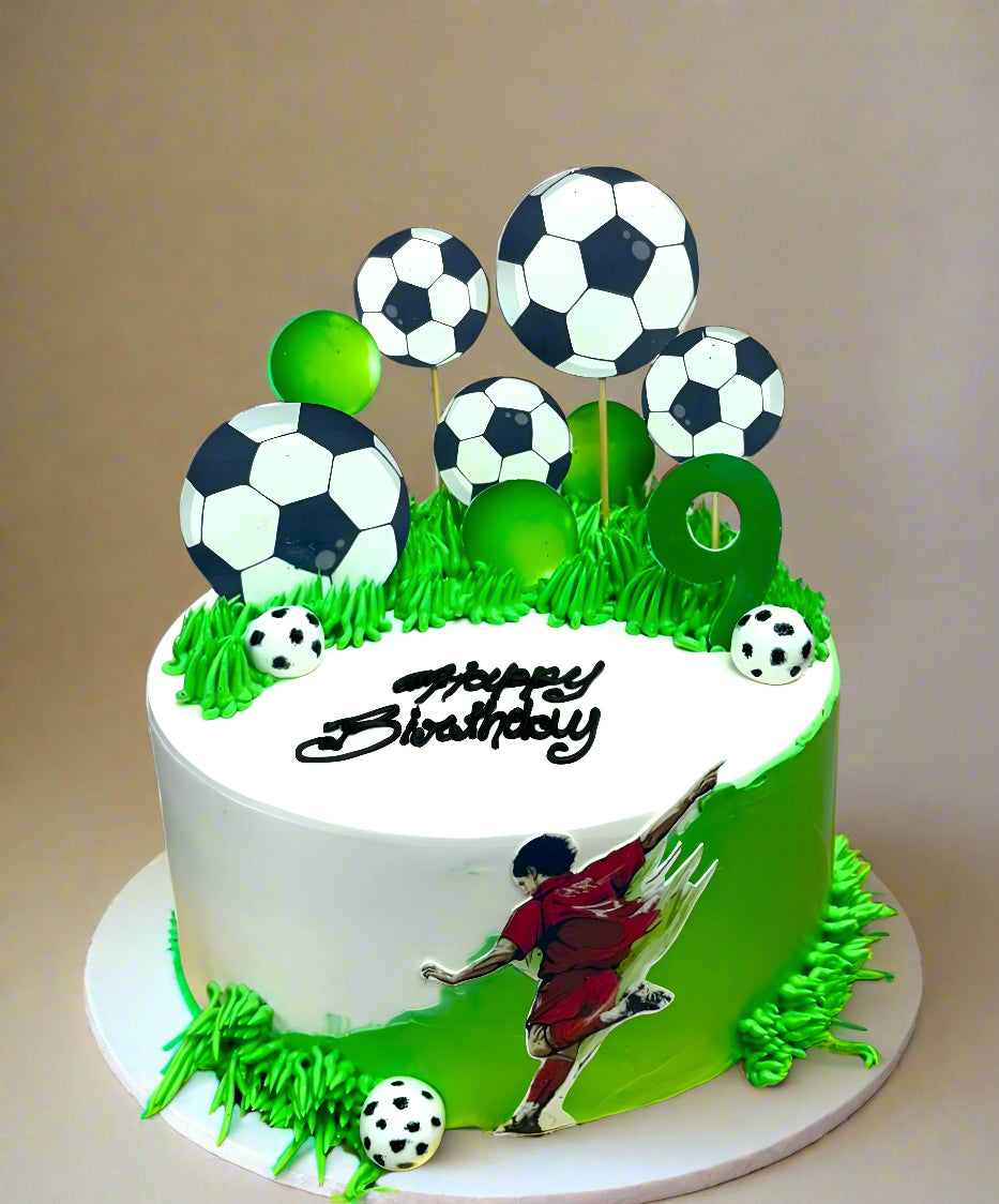Kid's football cake