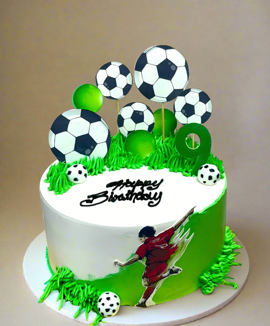 Kid's football cake