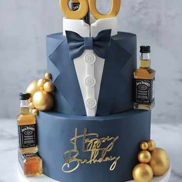 Gentleman's Birthday Cake"