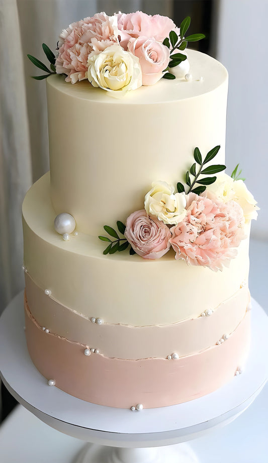 Elegant anniversary cake