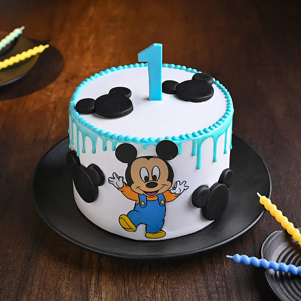 Mickey mouse kids b'day cake