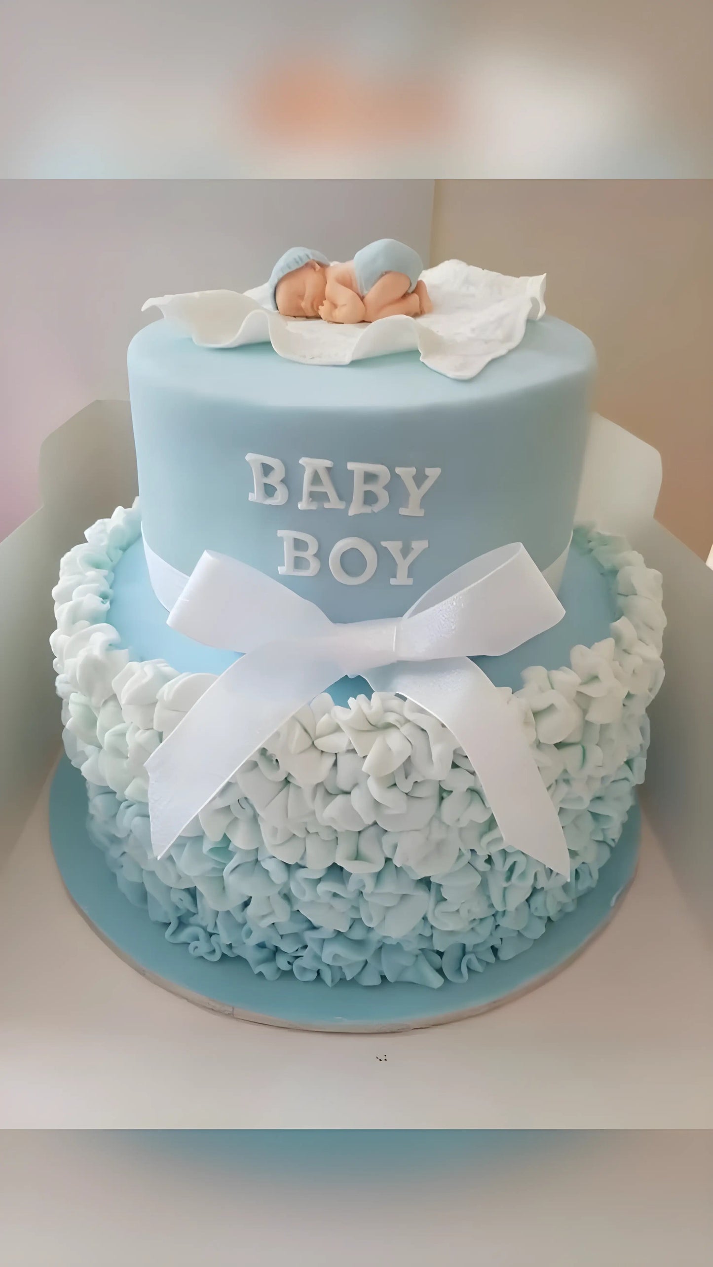 Baby shower designer cake