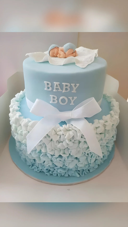 Baby shower designer cake