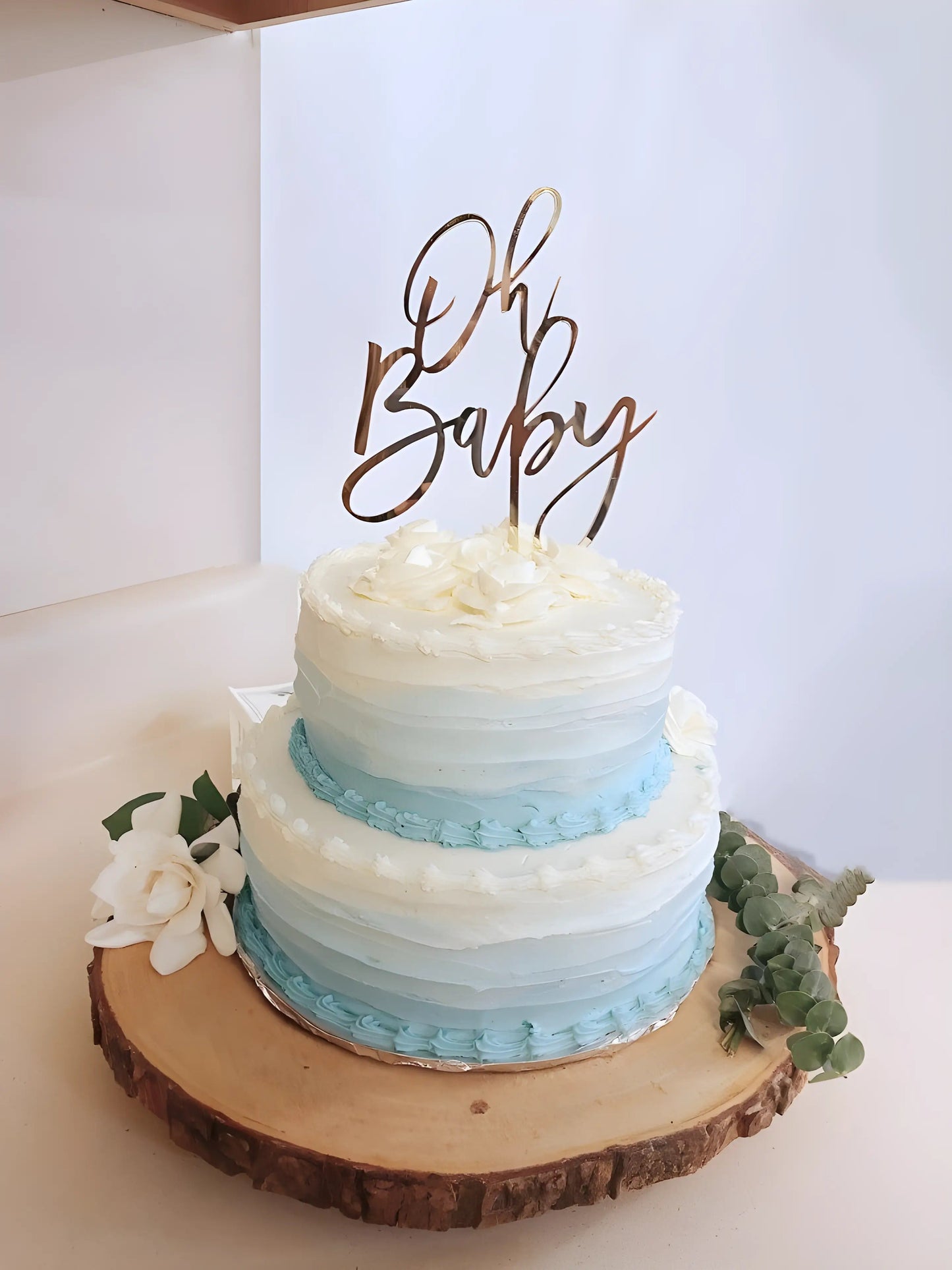 Baby shower flora cake