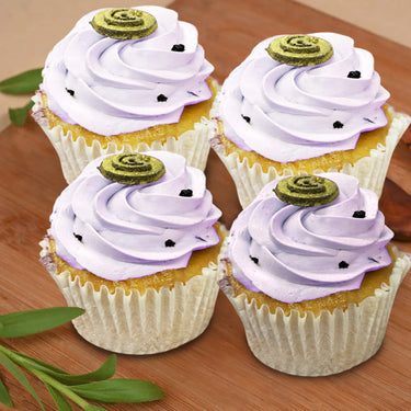 Blueberry Fresh Cup Cake Set Of 4