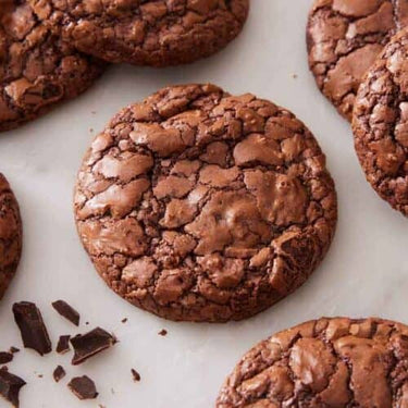 Chocolate Brookies Eggless (12 Cookies)