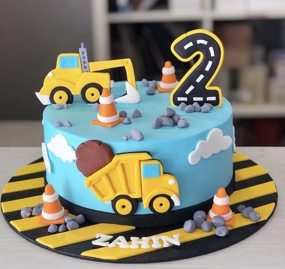 Little Builder birthday cake