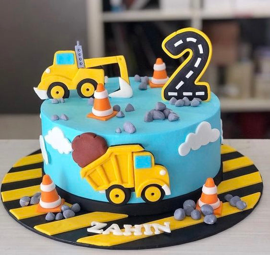 Little Builder birthday cake