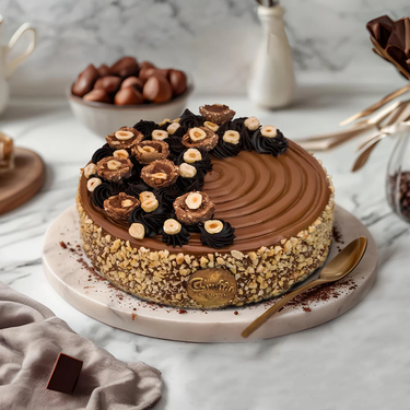 Hazelnut Rocher Cake