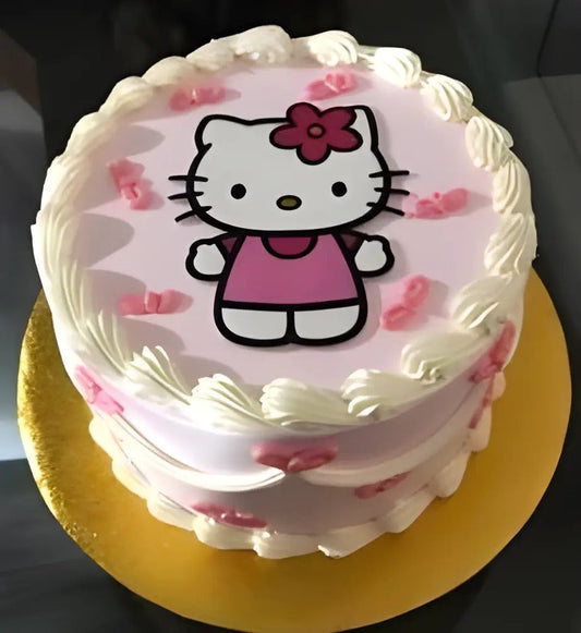 Hello kitty birthday cake