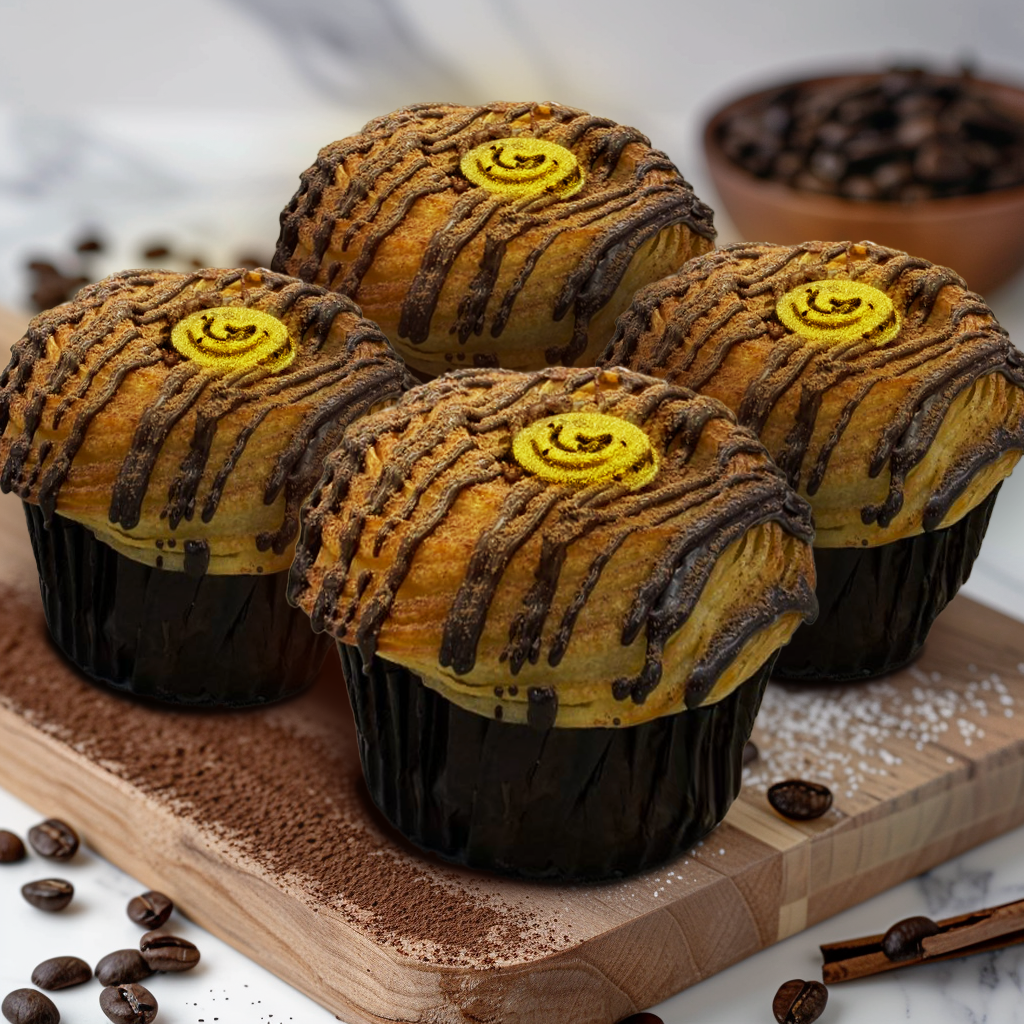 Coffee Mocha Cruffin (Pack of 4)