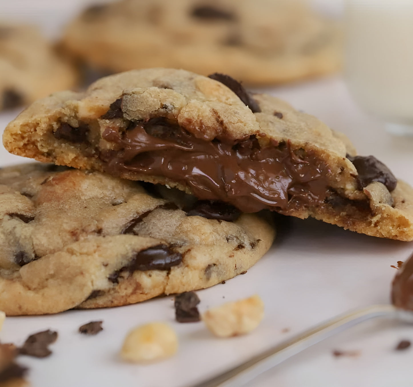 Nutella Chocolate Cookies(8 cookies)