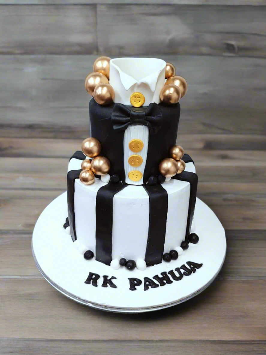 Bow tie cake