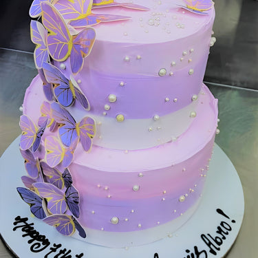 Butterfly designer cake