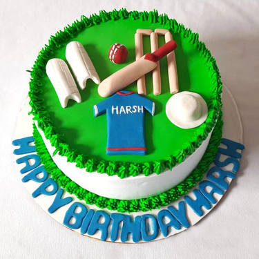 Cricket Fan Cake
