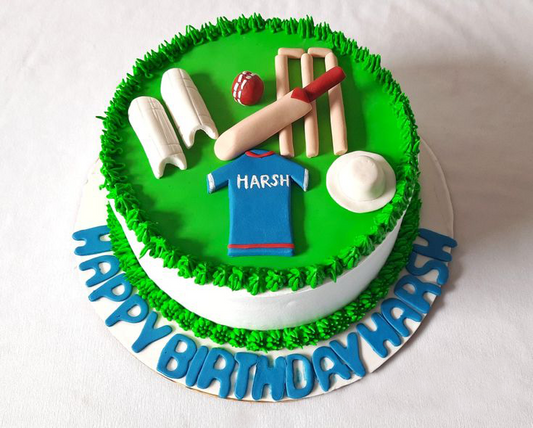 Cricket Fan Cake