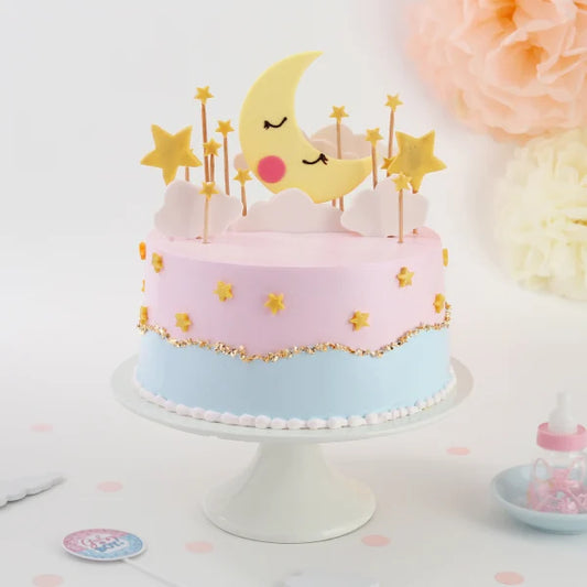 Desiner moon star cake