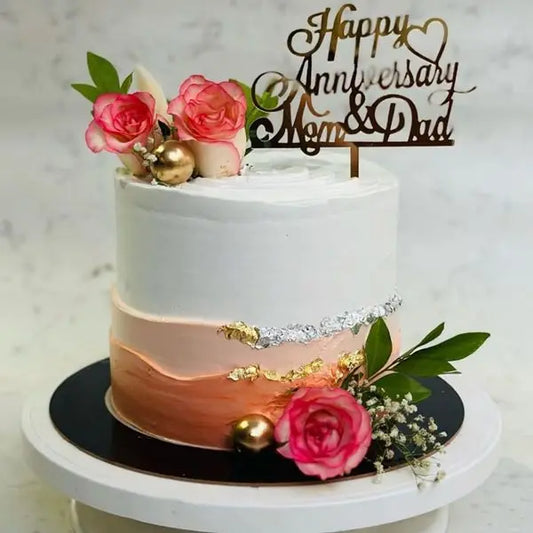 Beautiful anniversary cake