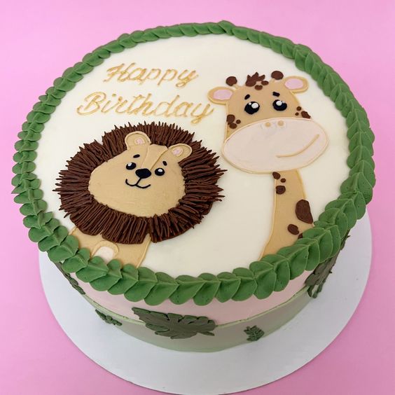 Jungle kids cake