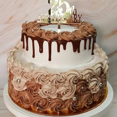 Classic Chocolate Anniversary Cake