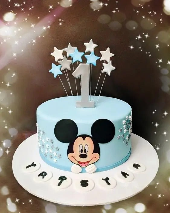 Mickey mouse kids b'day cake