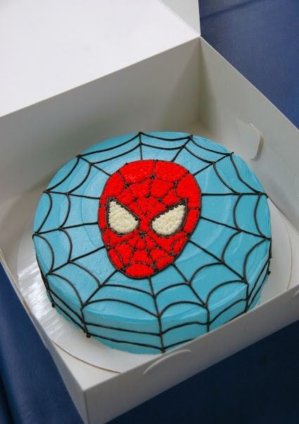 Spiderman Mask cake