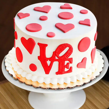 Designer love cake