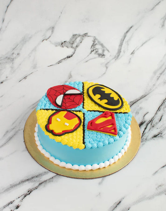Super hero cake for kids