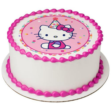 Kitty baby birthday cake